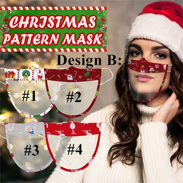 

with visible clear window earloop mask lip reading transparent masks christmas face mask lip deaf-mute impaired deaf mouth cover e91601, Blue