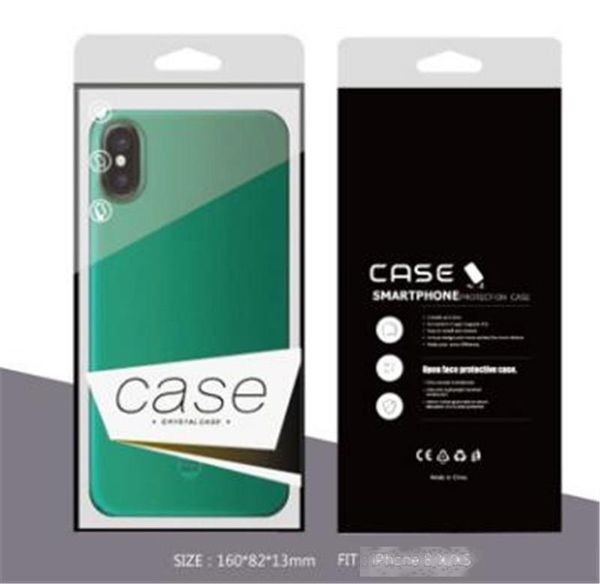 

universal pvc retail package packaging box plastic boxes for iphone x xs max xr 8 7 6 plus 6.1 6.5 inch s9 s8 note9 phone case no insert