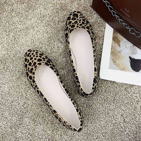 

women shoes flat pumps women's leopard slip on loafers platform casual brand female comfort fashion plus size mujer bombas 2020, Black