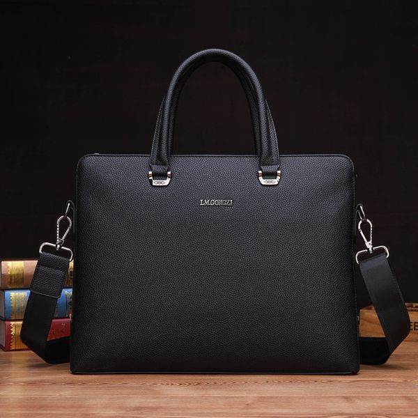 

briefcases lappu briefcase business shoulder messenger office work high capacity document bolso hombre bag for men db60ba