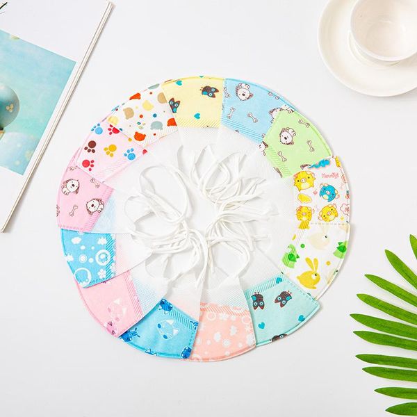 

dog cute party ice silk children anti-pollution boy girls cartoon mouth face masks kids anti-dust breathable washable reusable mask