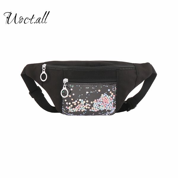 

new transparent girl student soft sister chest bag female personality japanese korean wild diagonal bag street waist