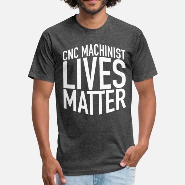 

cnc machinist lives matter g code 3d printing t shirt men personalized 100% cotton s-xxxl vintage anti-wrinkle casual spring outfit shirt