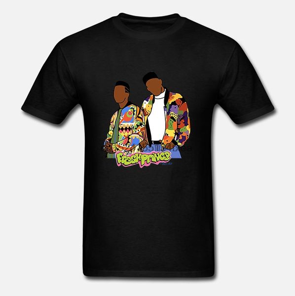 

высокий мужчина принц из беверли-хиллз t shirt чистые рубашки хлопка nice homme tee