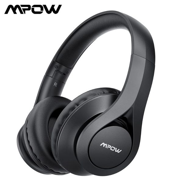 

mpow 059 pro wireless headphone bluetooth 5.0 over-ear headphones with built-in mic & 60hrs playing time for office online class