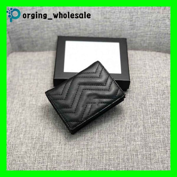 

luxury designer wallet men's wallet leather short folding cash clip holder credit card holder driver's license wallet classic fash, Red;black