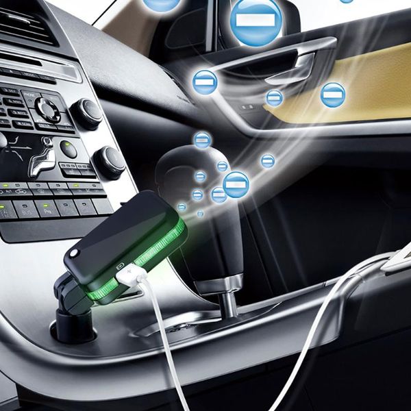 

aoshike powerful car air freshener purifier oxygen bar 6 million lonizer dual usb for universal 12v car cigarette lighter plug