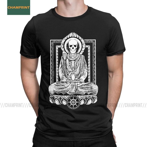 

gautama buddha and mucalinda men's t shirt meditation zen spiritual buddhism funny tees short sleeve t-shirt cotton plus size