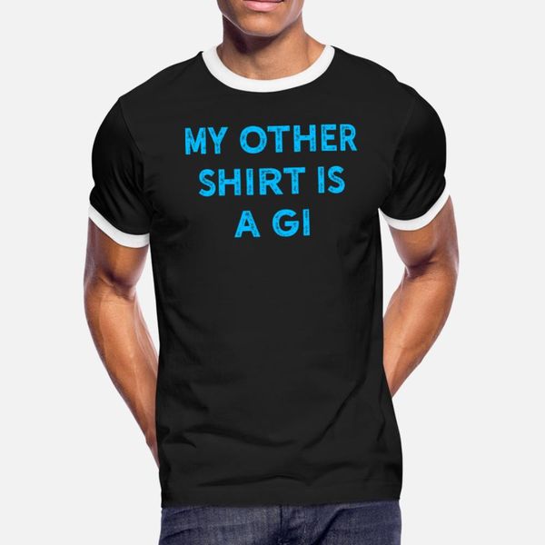 

jiu jitsu bjj my other shirt is a gi blue light t shirt men designs 100% cotton s-xxxl kawaii graphic new fashion summer style family shirt
