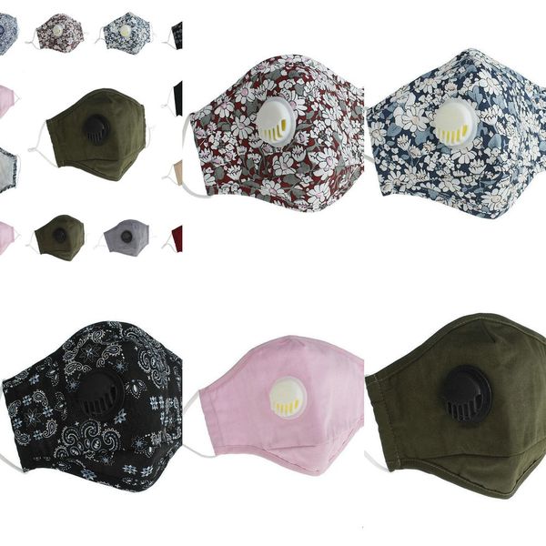 

new pm2.5 reusable washable face anti-dust 2020 mask masks valve protective cotton face ma s17n f1hn