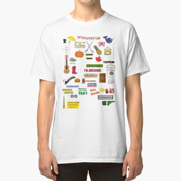 

how i met your mother t - shirt how i met your mother himym barney awesome ted marshall lily robin maclauren pub slutty pumpkin