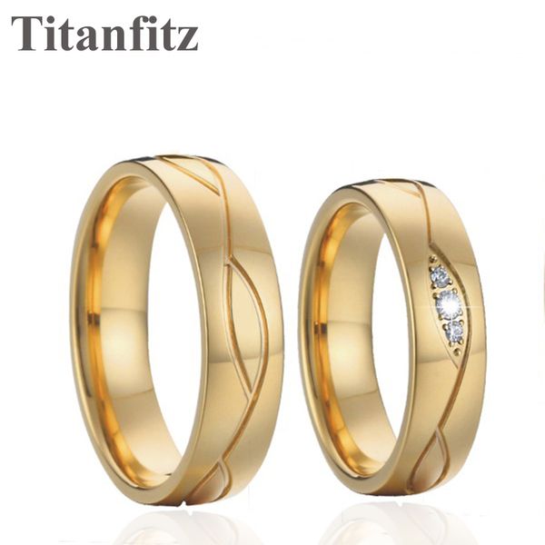 

wedding rings vintage lovers couple for men and women gold color, Slivery;golden