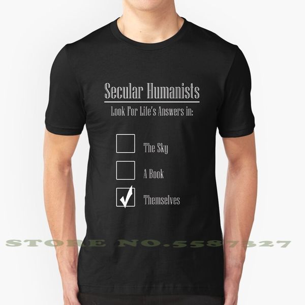 

secular humanists look for life's answers in themselves summer funny t shirt for men women secular humanists look for lifes