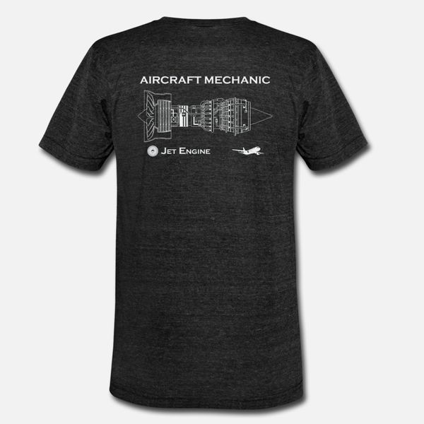 

aircraft mechanic jet engine t shirt men customized 100% cotton s-xxxl unique famous building summer natural shirt