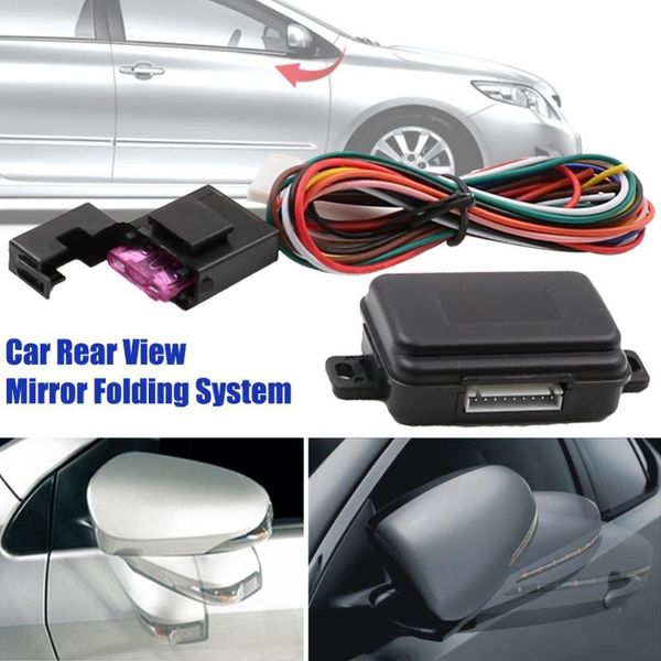 

12v car side rear view mirror folding system car auto intelligent automatic rearview mirror folding system closer accessories
