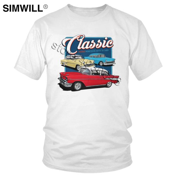 

im not old im a classic t-shirt men's stylish short sleeves cotton t shirt vintage antique car tee regular fit summer gift