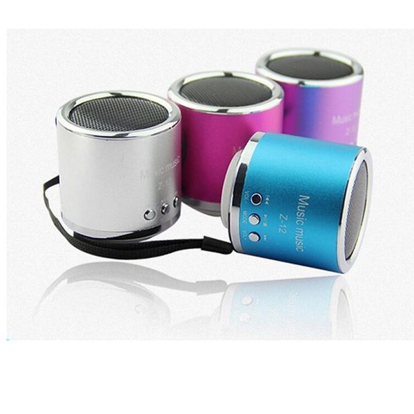 

cgjxsnew z -12 mini speaker with fm support micro tf card portable multimedia multicolour good quality dhl shipping