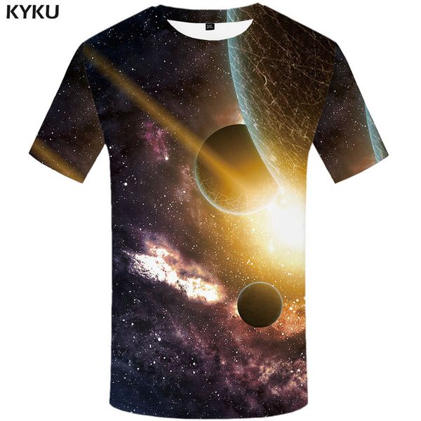 

3d galaxy earth 3d mountain space anime 3d print shirts kawaii hippie plus size men clothing