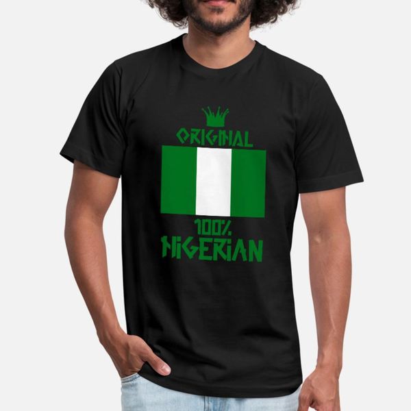 

nigeria nationality t shirt men create 100% cotton s-xxxl kawaii fitness breathable spring normal shirt