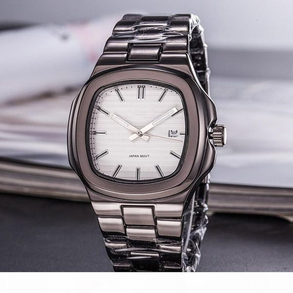 

men's parrot watch,waterproof steel strap quartz watch calendar high-end brand business casual men's parrot quartz watch wristwatc, Slivery;brown