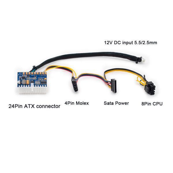 Custodia per computer Mini ITX in alluminio Freeshipping Custodia per PC Chassis HTPC USB 3.0 con alimentatore da 200 W