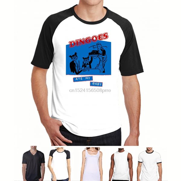 

printed men t shirt cotton tshirts o-neck short-sleeve dingoes ate my baby women t-shirt