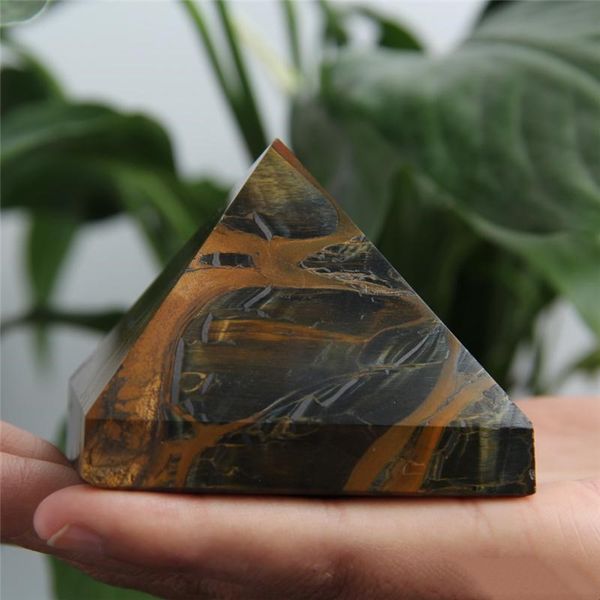 

decoration crystal natural reiki nunatak healing 294g wholesale pyramid hjt quartz tigereye 52mm-65mm dh_niceshop psubv