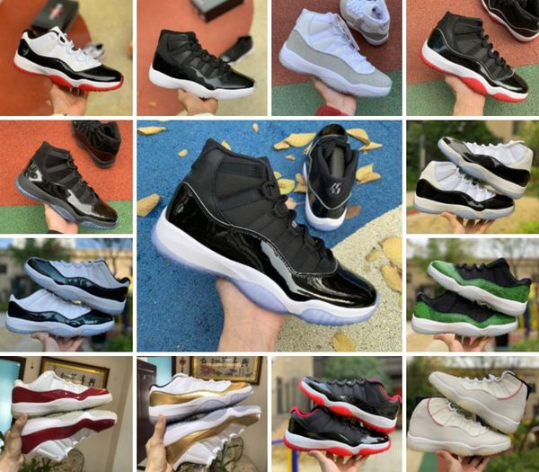 

бесплатная доставка новый 11 11s мужские баскетбольные concord 23 новые бред шапочке и мантии пространство вареньем металлического серебра м