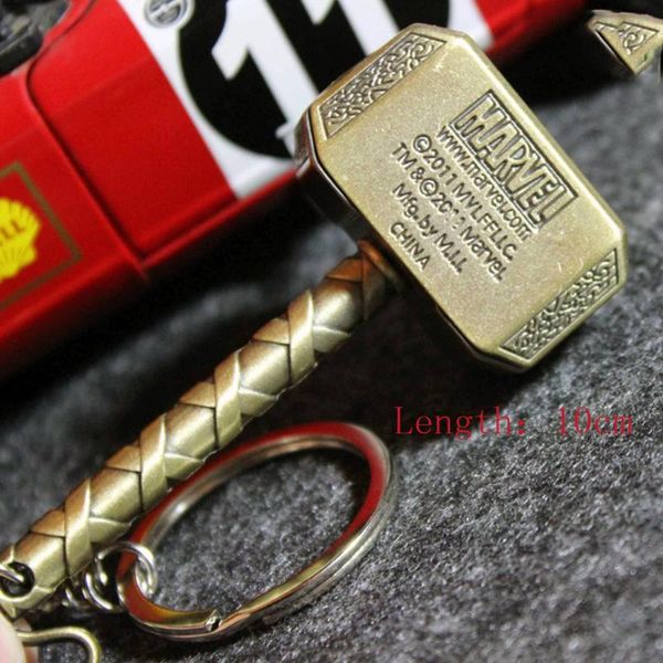 

auto interior accessories hammer keychain metal ring for car, Silver