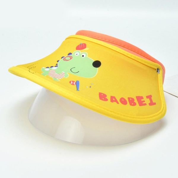 

children's cute hat double protective empty hat adjustable sun protection cap czapka z daszkiem dziecko #3, Blue;gray