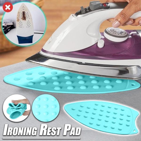 

1pc silicone waterproof iron protection rest pad mat safe surface iron stand mat rest ironing pad colorful insulation boards
