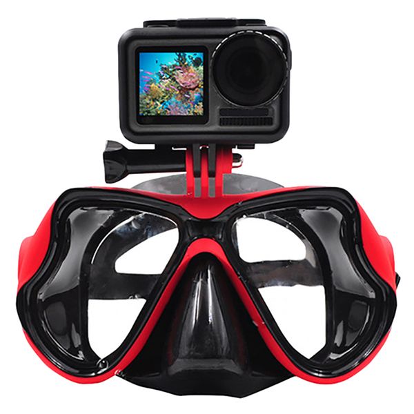 

sports & action video cameras underwater camera diving mask swimming goggles for dji osmo action///sjcam sports/action