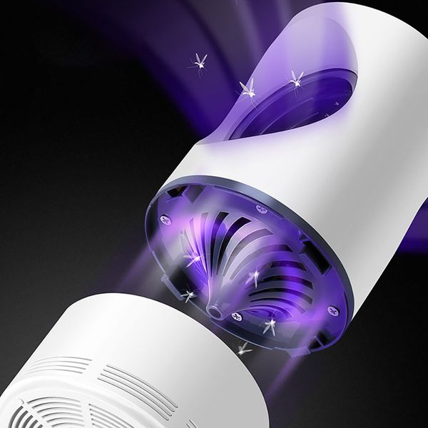 

usb electronics mosquito killer trap moth fly wasp led night light lamp bug insect lights killing pest repeller
