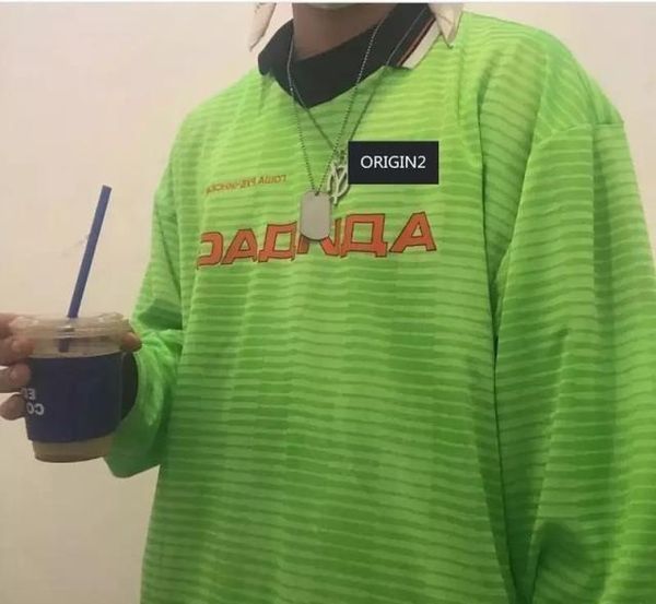 

18fw gosha rubchinskiy long sleeves polo long sleeve jersey polo shirt fashion three color shirt hfwpwy115, White;black