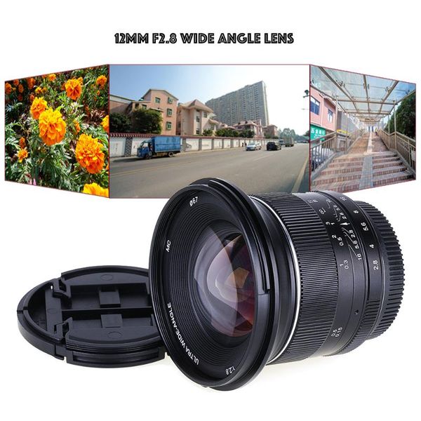 

12mm f/2.8 wide angle manual fixed lens for canon ef-m eosm/m3/m5/m10 mirrorless camera
