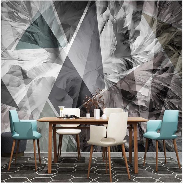 

фотообои обои современный минималистский геометрический мрамор обои тв фон стены фреску