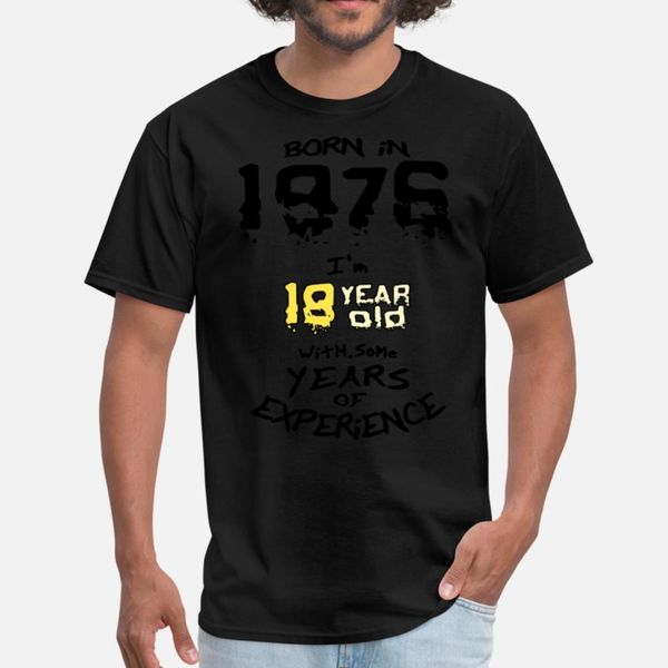 

born in 1976 t shirt men personalized short sleeve crew neck fitness funny summer style pictures shirt