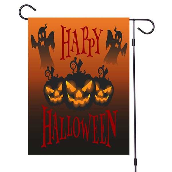 

outdoor decoration garden flag home happy halloween banner double sided holiday