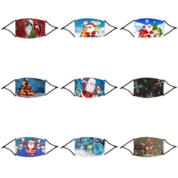 

kids protection face christmas masks mascherine pure color anti dust saliva splashing mouth christmas mask foladable s 3 5df #53833, Black