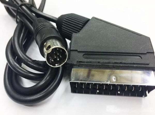 

1.8m 6ft scart rgb cable for sega saturn console full rgb scart tv cable lead dhl fedex llfa