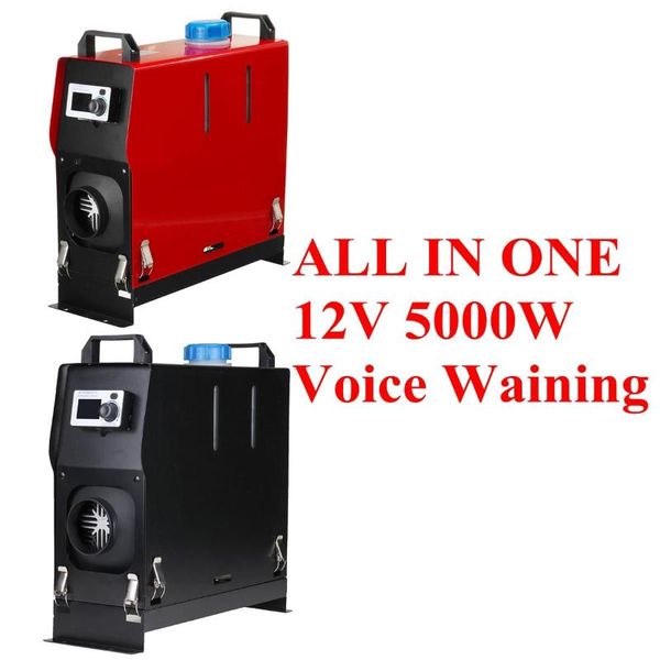 

all in one 5000w air diesels parking heater 5kw 12v car heater for trucks motor-homes boats bus +lcd key switch +remote control