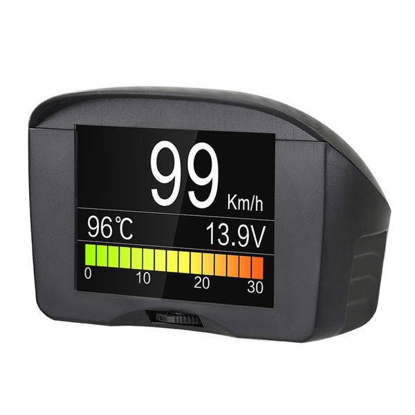 Autool X50 Artı HUD Head Up Ekran Çok fonksiyonlu Araba OBD Akıllı Dijital Metre Sıcaklık Ölçer Alarm Arıza Kodu Gerilim Hızı