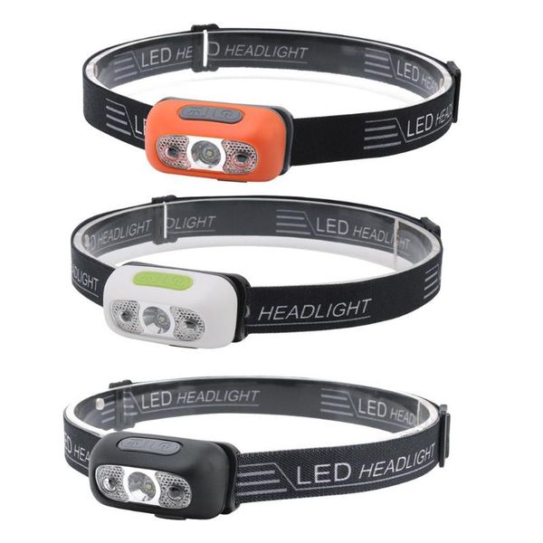 

xpe led headlight usb rechargeable waterproof wave sensor torch with battery for outdoor adventure camping night