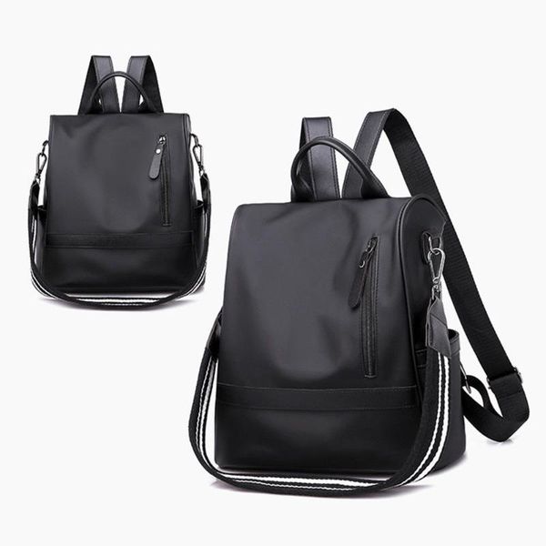 

mini backpack female ladies school backpack women pu leather shoulder bag for teenage girls kids multi-function small bagpack