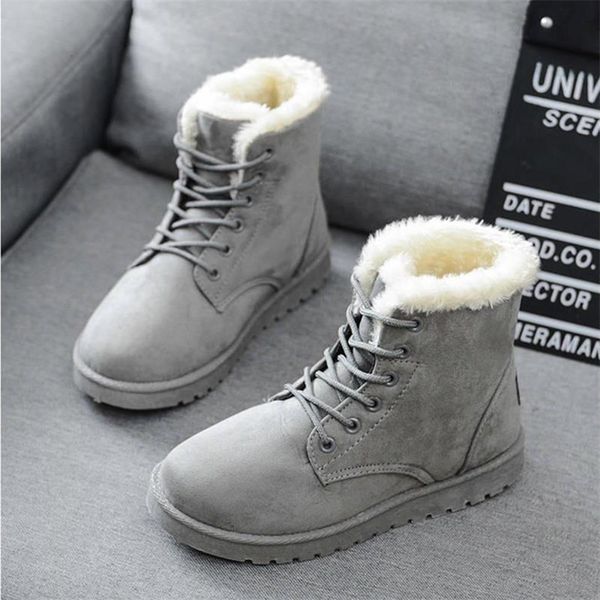 

женщины boots 2020 зима снег сапоги женский duantong теплый lace плоский с женщинами обувь tide botas mujer f031 горячие продажи 35-40, Black