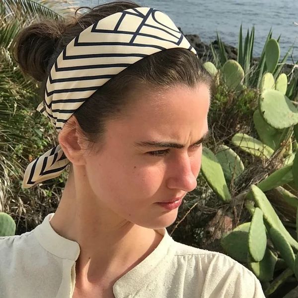 

women fashion classic trendy brand luxry design bandanas geometric twill scarf headwear hair accessories head wraps headband