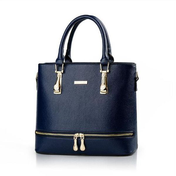 

women bag vintage handbag casual tote fashion women messenger bags shoulder handle purse wallet leather 2020 new black blue
