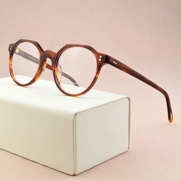

brand transparent glasses frame women 2020 spectacle frames men eyeglasses frame women myopia prescription optical glasses, Black