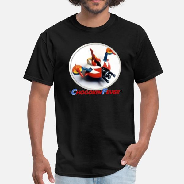 

chogokin fever 2 t shirt мужчины graphic с коротким рукавом экипаж шеи семейный graphic комфортная весна уникальный