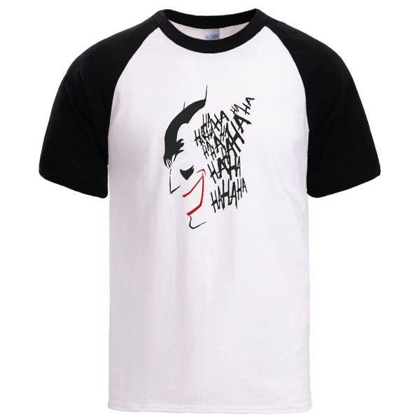 

the joker batman tshirt man loose summer short sleeve raglan tshirt 2020 new arrival man brand crewneck pullover man workout top